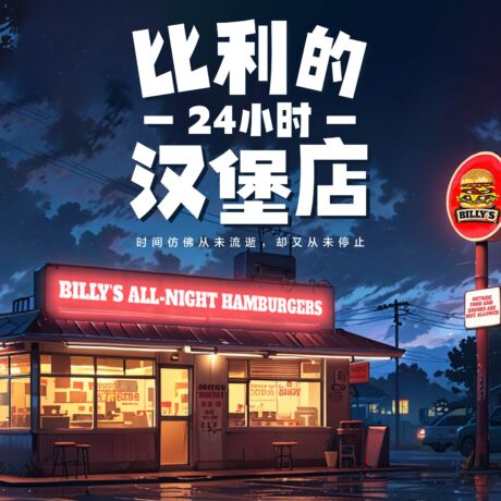 比利的24小时汉堡店（方）